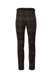 Vassalli Slim Pull On Check Pant - Soho