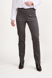 Vassalli Slim Print Pull On Pant - Solar