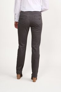 Vassalli Slim Print Pull On Pant - Solar