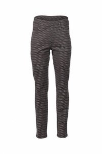 Vassalli Slim Print Pull On Pant - Solar