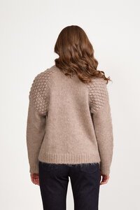 Vassalli Bobble Detail High Neck Sweater