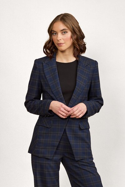 Knewe Label Check Como Blazer-new-Preen