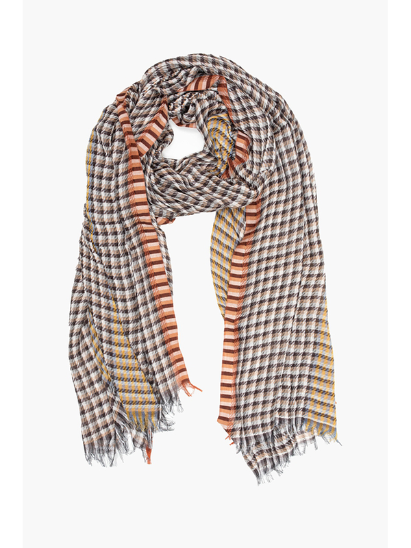 Antler Oxford Check Scarf