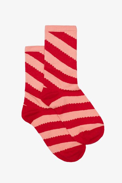 Antler Strawberry Twist Sock-new-Preen