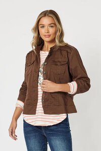 Threadz Military Denim Jacket