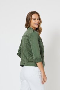 Threadz Military Denim Jacket