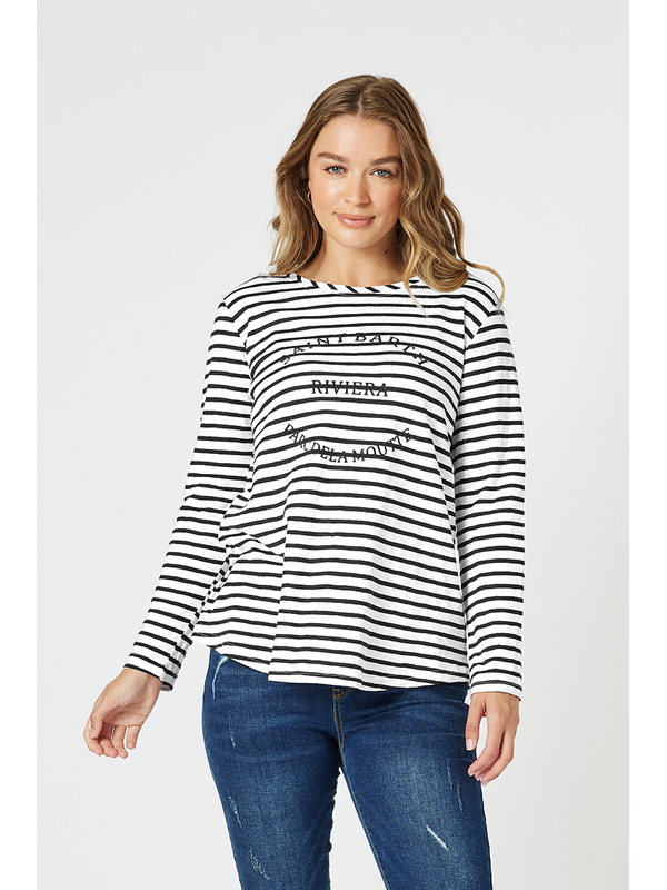 Threadz Riviera Stripe Tee