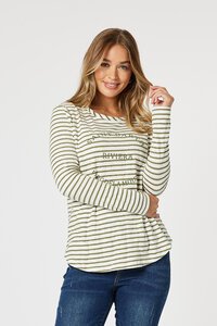 Threadz Riviera Stripe Tee