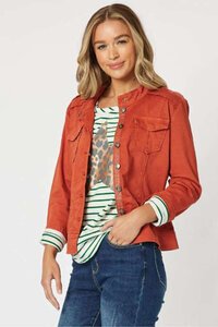 Threadz Military Denim Jacket