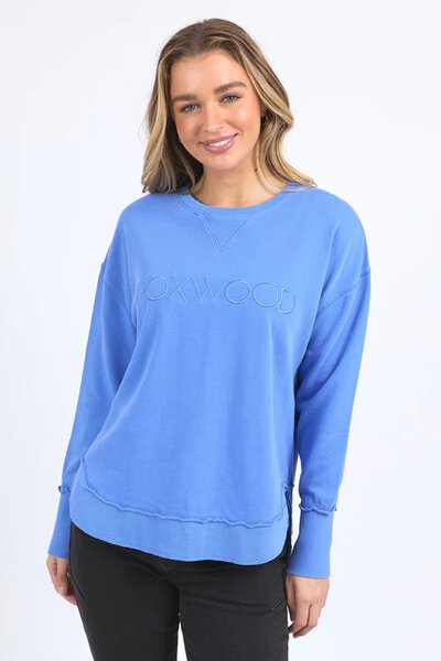 Foxwood Cobalt Simplifed Crew-new-Preen