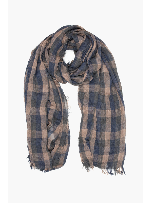 Antler Jackson Mist Check Scarf