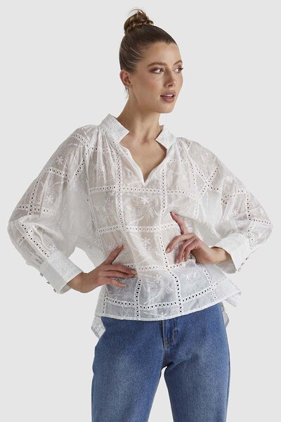 Fate + Becker Whisper Blouse-new-Preen