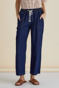 Betty Basics Drapey Denim Jogger