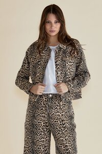 Betty Basics Lucca Leopard Print Jacket