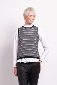 Foil Jacquard Vest