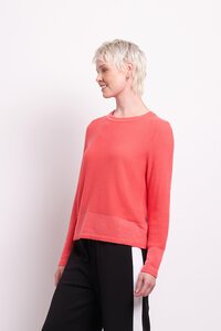 Foil Placket Detail Jumper