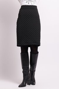 Esplanade Jacquard Knit Check Skirt