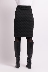 Esplanade Jacquard Knit Check Skirt