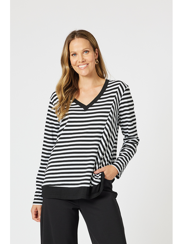 Clarity Serena Stripe Top