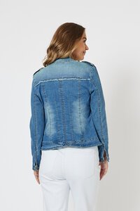 Threadz Military Denim Jacket