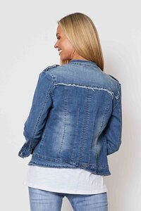 Threadz Military Denim Jacket