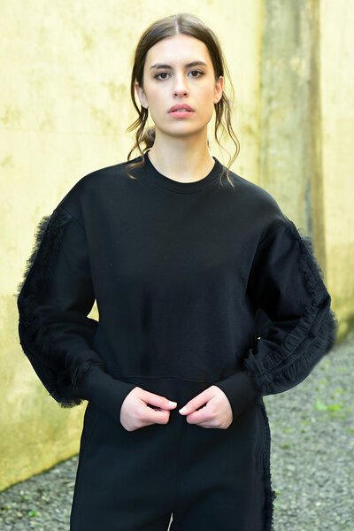 Coop Ruffle Game Sweatshirt-new-Preen