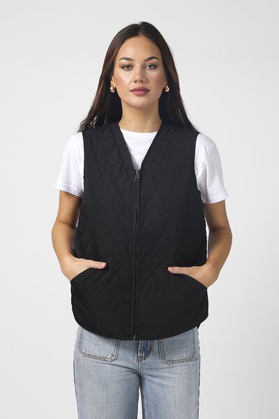 Stella + Gemma Vesta Black Vest-new-Preen