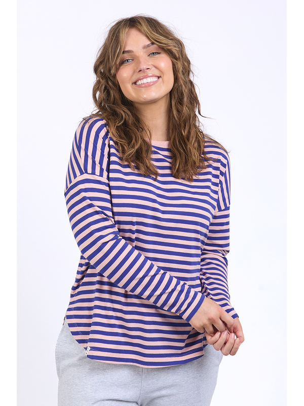 Elm Lauren LS Stripe Tee