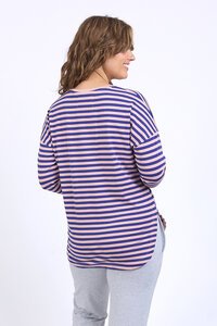 Elm Lauren LS Stripe Tee