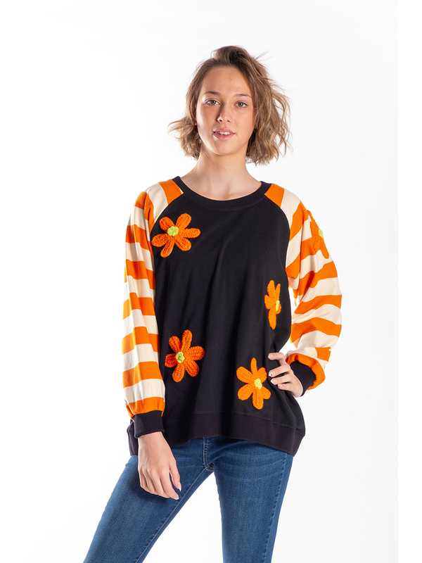 Jellicoe Orange Stripe Team Sweater