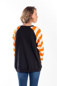 Jellicoe Orange Stripe Team Sweater