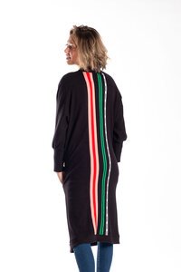 Jellicoe Multi Stripe Poppy Cardie