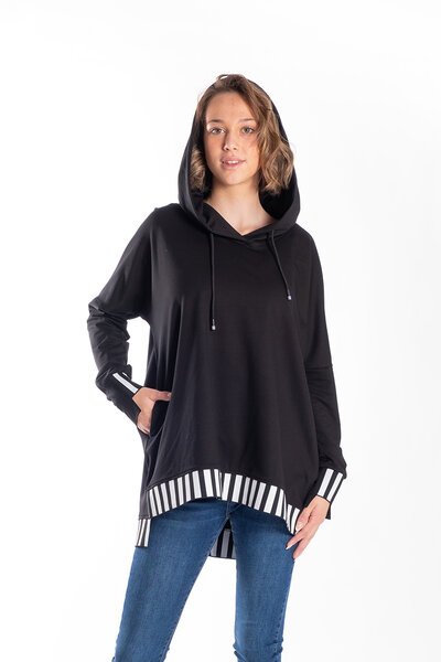 Jellicoe Black Stripe Latta Sweater-new-Preen