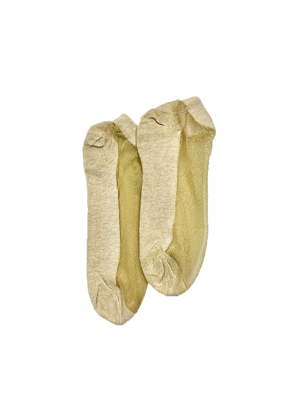 The Shoe Collective Gold Fleck Ankle Sock 2 Pack