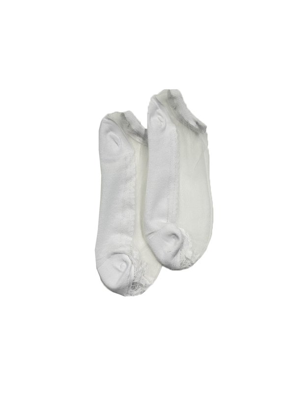 The Shoe Collective Lace Trim Ankle Sock 2 Pack