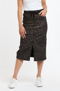 Italian Star Animal Print Hugo Skirt