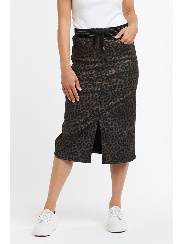 Italian Star Animal Print Hugo Skirt