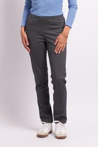 Esplanade Check Pull On Slim Pant