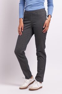 Esplanade Check Pull On Slim Pant