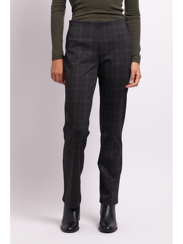 Esplanade Check Straight Fit Pant