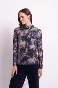 Memo Mesh High Neck Top