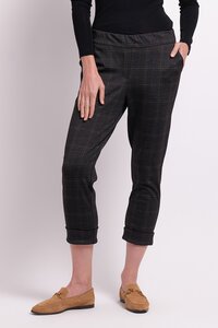 Esplanade Check Adjustable Cuff Pant