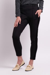 Esplanade Plain Pintuck Front Cuffed Pant