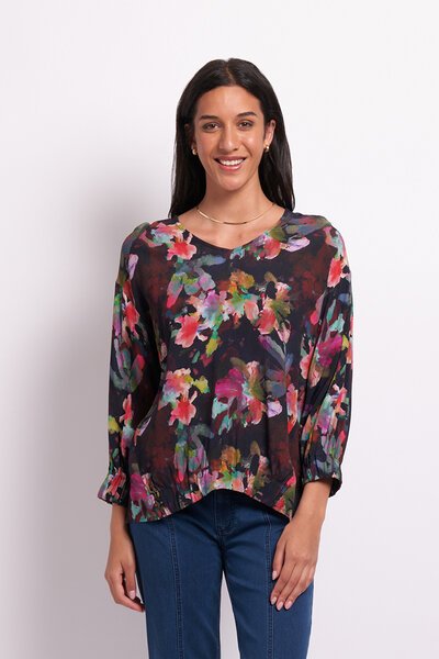 Foil Gather Up Top-new-Preen