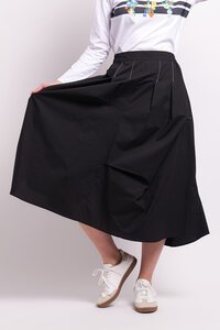 Foil Contrast Pull On Skirt