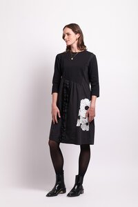 Foil Contrast Fun Dress