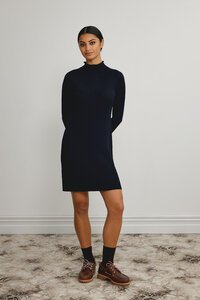 Standard Issue Merino Stippling Shift Dress