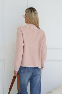 Miss Marlow Blanket Stitch Knit Jacket