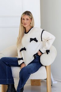 Miss Marlow Bow Detail Knit