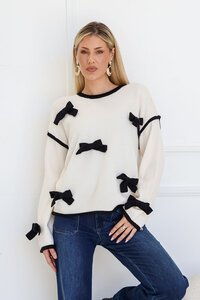 Miss Marlow Bow Detail Knit